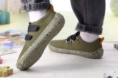 Dětské barefootové boty Be Lenka - Jolly Army Green