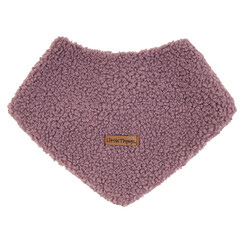 fialkový teddy šátek na krk 