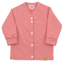 růžový bavlněný kabátek 