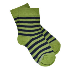 zelené pruhované bambusové ponožky Babar 