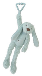 tyrkysový plyšový králíček Richie závěsný 27 cm
