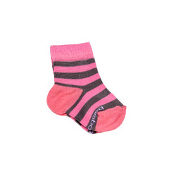 růžové pruhované bambusové ponožky Babárek