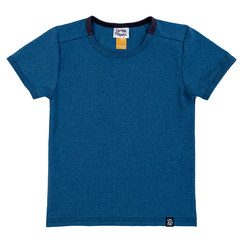 modré tričko z recyklované bavlny