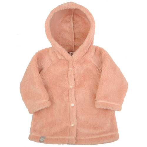 růžový welsoftový kabátek s kapucí