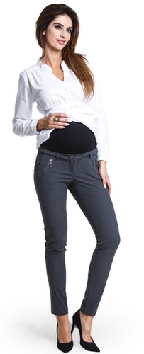 těhotenské kalhoty Lady grey pants