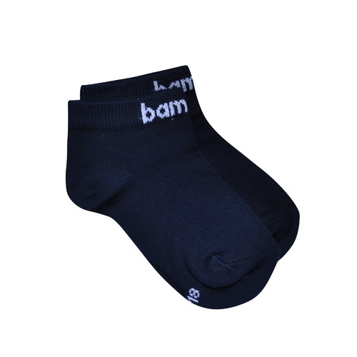 tmavě modré kotníčkové bambusové ponožky Bambik
