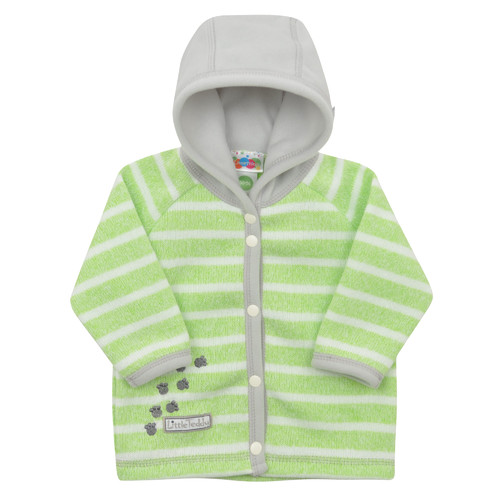 kojenecký svetrovinový kabátek v zelené