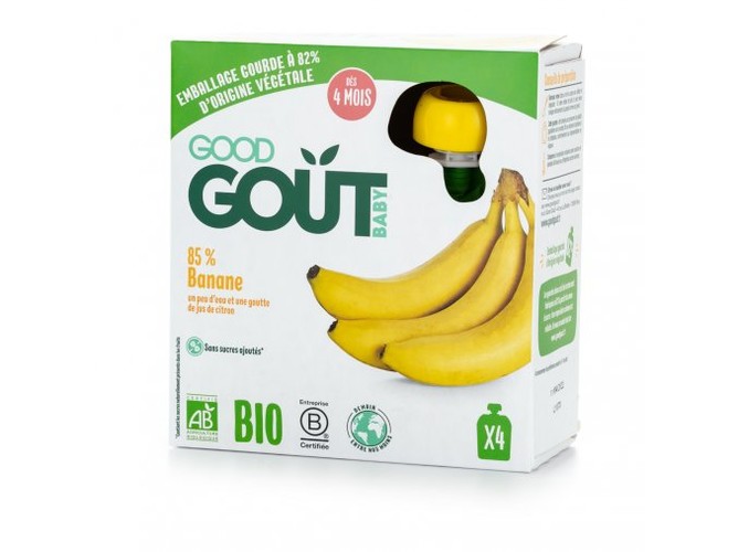 Good Gout Banán 4x85 g BIO